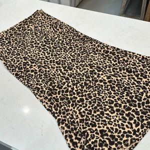 Anthropologie Leopard Midi skirt. 10